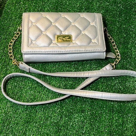 Betsey Johnson Bags Betsey Johnson Heart Satchel Crossbody Bag